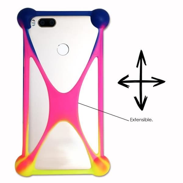 Coque Bumper - MULTIFÄRGAD - Honor Play 50 Plus - Stötsäker - Silikon - Mjuk
