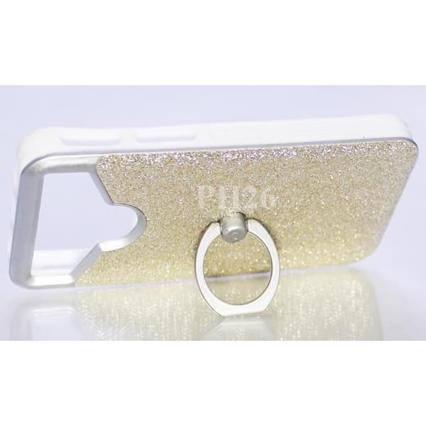 Baksidan - Wiko - U Pulse Lite - Silver - Strass-effekt - Selfie-ring