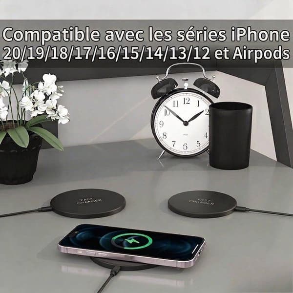 PH26® Snabbladdare 20W induktion säker kompatibel med Redmi Note 11 Pro 5G