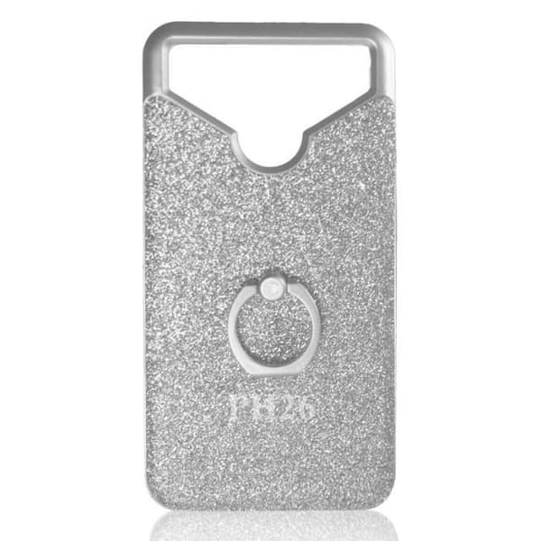 Baksidan - Wiko - U Pulse Lite - Silver - Strass-effekt - Selfie-ring