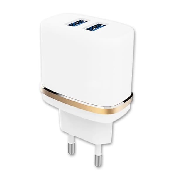 Laddare - Sharp - Basio Active - Ultra Snabb - 2 USB-portar - 3,1A Totalt