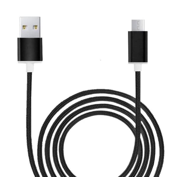 Micro USB-kabel - PH26 - Blackview BV4900S - Flätad Nylon - Snabbladdning - Dataöverföring