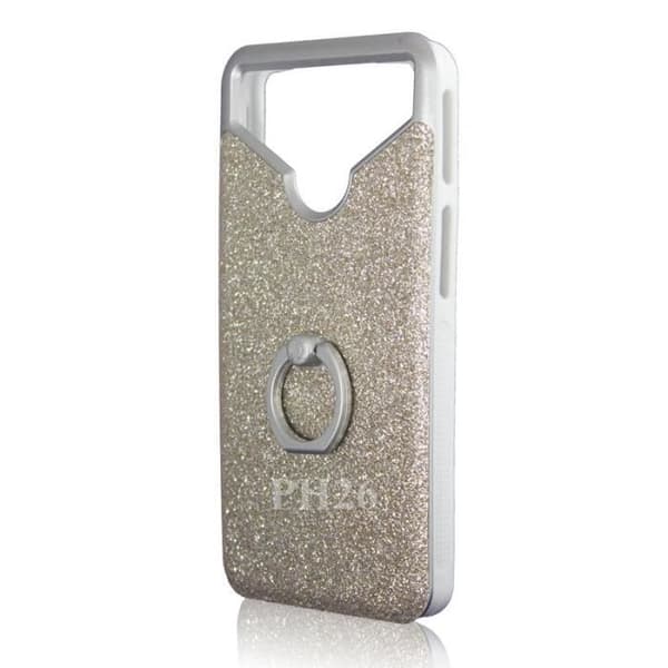 Baksidan - Wiko - U Pulse Lite - Silver - Strass-effekt - Selfie-ring
