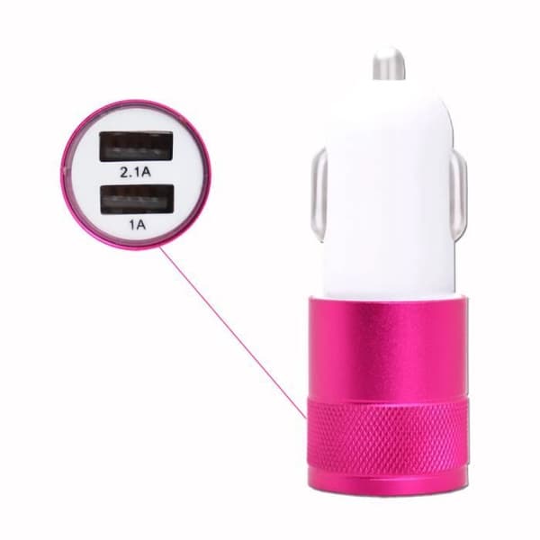 Laddare för Cigarettevän - Blackview - A52 Pro - USB X2 - Snabbladdning - Rosa