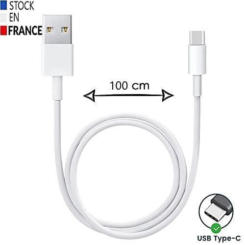 USB Typ C-kabel för Sharp Aquos R8 Pro - Snabbladdning-synkroniserad dataöverföring - 1 meter kabel