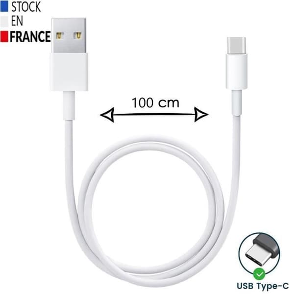 USB typ C-kabel för Doogee S51 - Snabbladdning-synkroniserad dataöverföring - 2 meter kabel