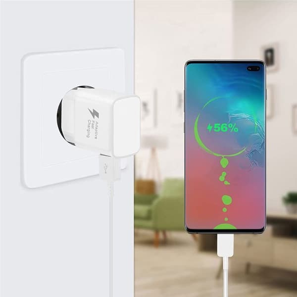 Laddare - TCL - 403 - Snabbladdare - 3A - Micro-USB-kabel - Optimal säkerhet