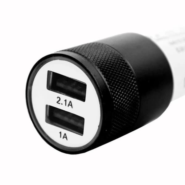 USB Cigarette Lighter Laddare - Ulefone - Note 16 Pro - Dubbel Utrustning - Snabbladdning - 12-24V