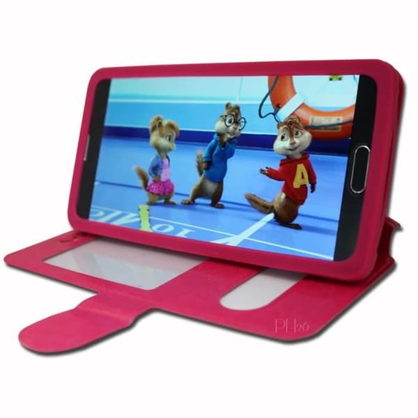 Foliofodralskydd - PH26® - ID BOT 53 - Fuchsia - PU-läder - Universal