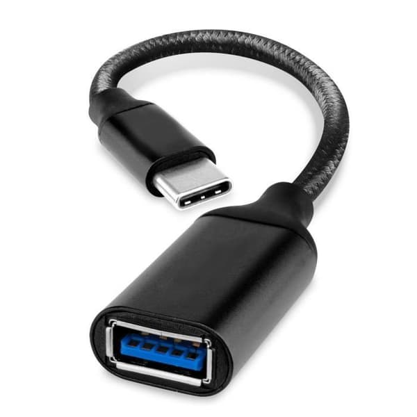USB-C till USB-A-adapterkabel - Huawei - Honor Magic 2 3D - 19 cm - OTG - Flätad nylon