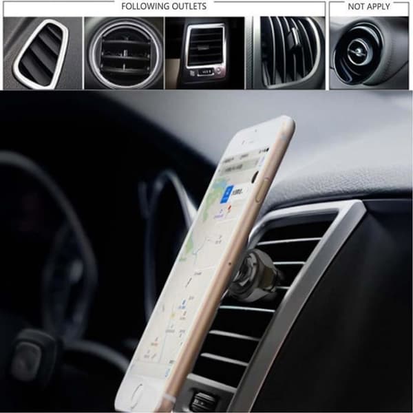 Stöd Telefon Bil - PH26 - Doogee S98 Pro - Rotation 360° - Magnetisk Fäste - Gummi