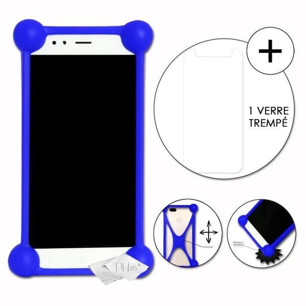 Bumper case - Doogee - S40 - Stötsäker - Härdat glas - Ultra resistent