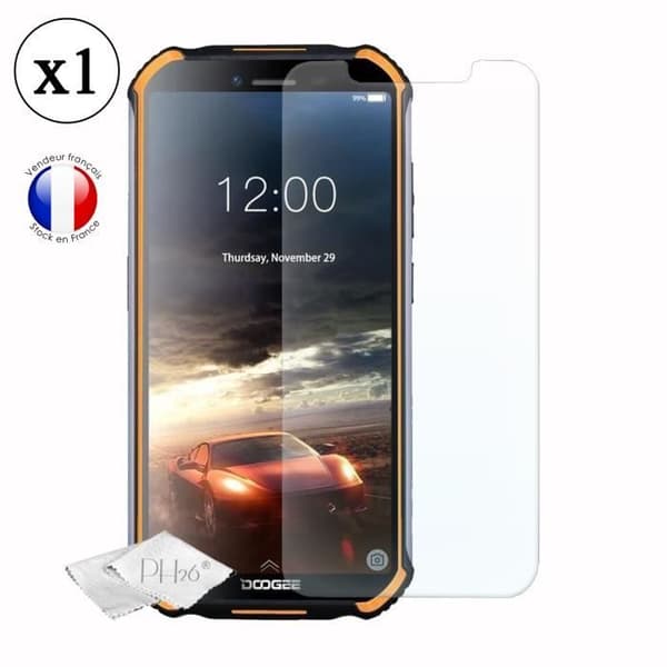 Bumper case - Doogee - S40 - Stötsäker - Härdat glas - Ultra resistent
