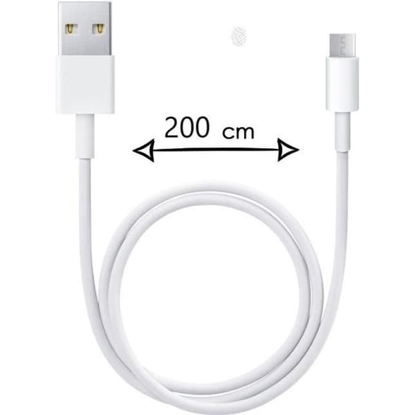Micro USB-kabel - Samsung - Galaxy A02s - 2 Meter - Snabbladdning - Dataöverföring