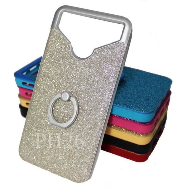 Baksidan - Wiko - U Pulse Lite - Silver - Strass-effekt - Selfie-ring