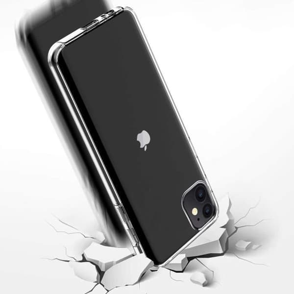Coque 360 Grader - LittleMonkey - iPhone 11 - Helskydd - Stötskydd - Transparent