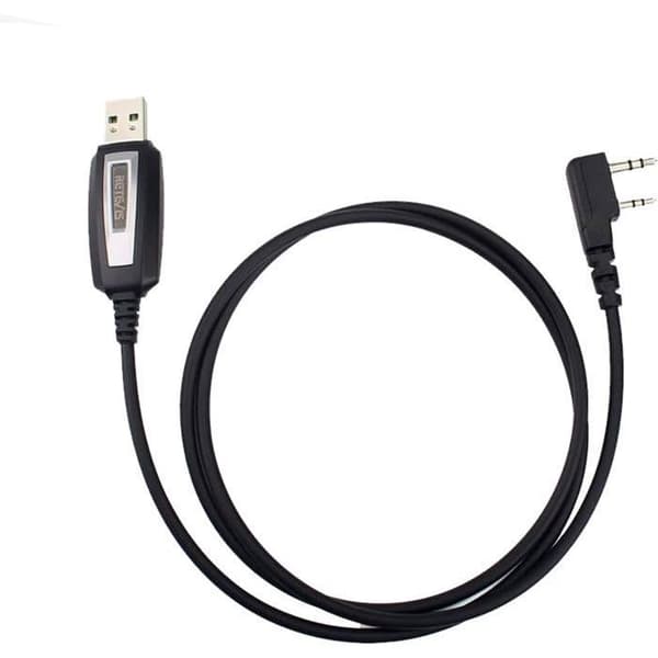 USB Programmeringskabel - Retevis - RT24 RT27 RT622 RT619 RT5R - 2 Stift - 100 cm - Kompatibel med Windows