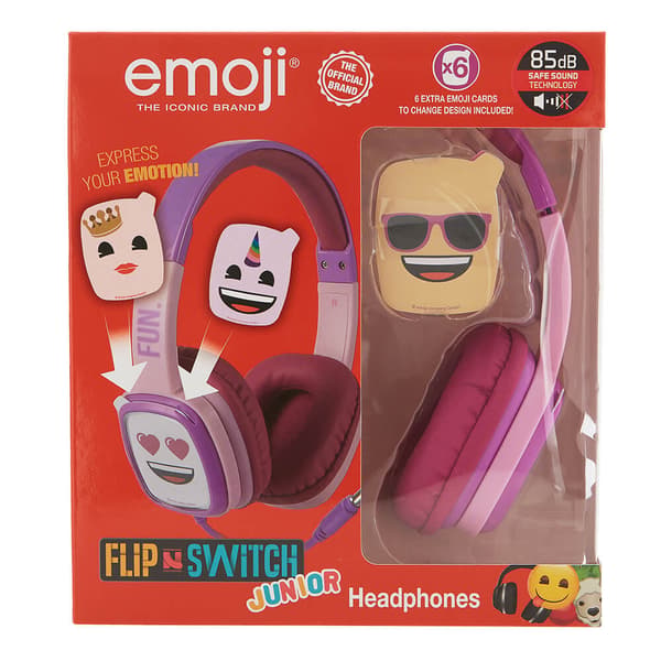 Hodetelefon Flip'N'Switch Junior On-Ear Rosa 85dB