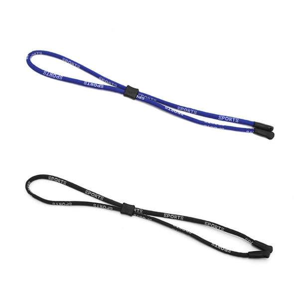 Justerbara Glasögonsnoddar - Svart / Blå, 2-pack