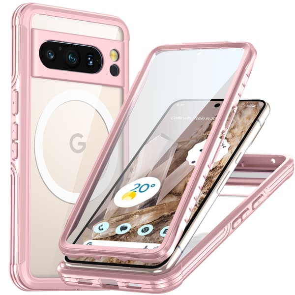 Magnetiskt Fodral för Google Pixel 8 Pro Pink