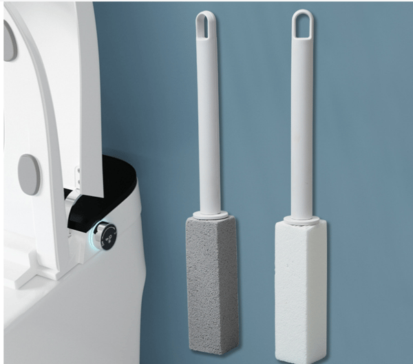 Toalettborste med Pimpsten - 3 pack Grey