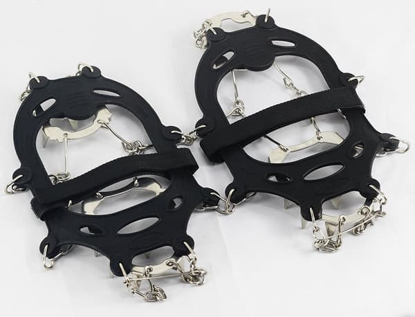 2 par Antiskli/brodder til sko med 18 ståltinder/pigger (L)