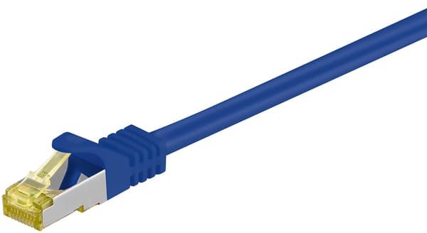 RJ45 patchkabel S / FTP (PiMF), med råkabel CAT 7,