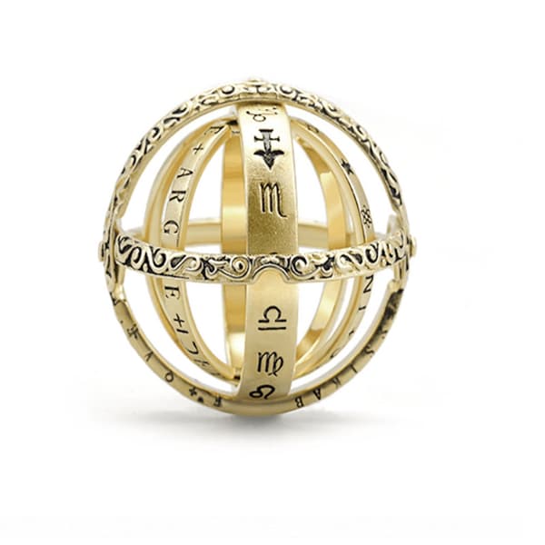 Sammenfoldelig kosmisk ring/kugle Gold 18 mm