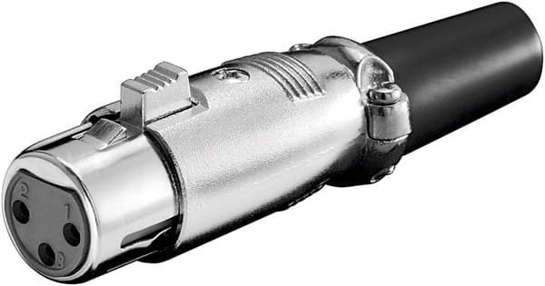 Mikrofonkontakt, 3 pins