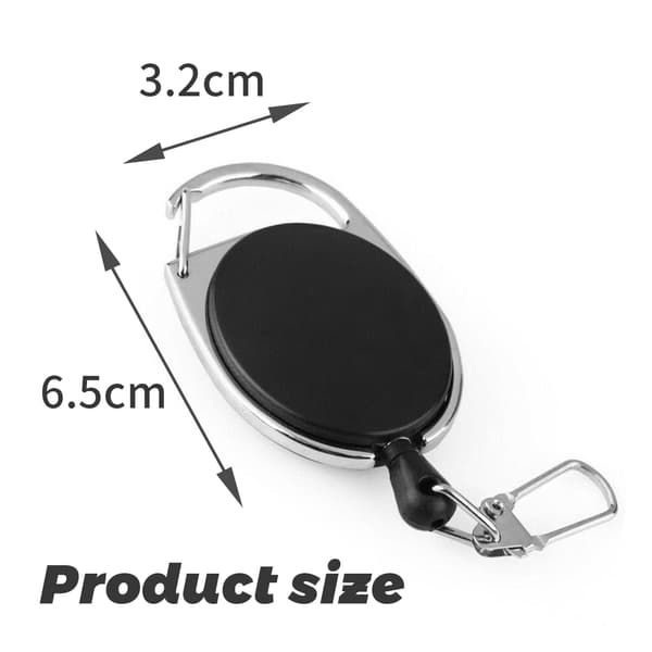 Avainrengas jojo-toiminnolla ja 72cm narulla 2-pack