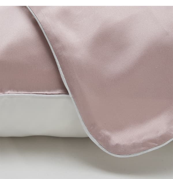 Örngott i 100 % Silke Pink