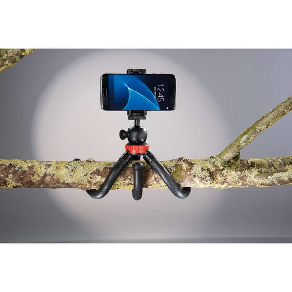 Bordsstativ Kamera, Smartphone & GoPro FlexPro 27 cm Röd