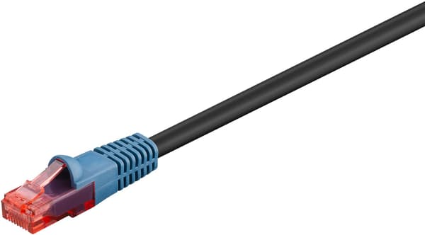 CAT 6 udendørs netværkskabel, U/UTP, sort
