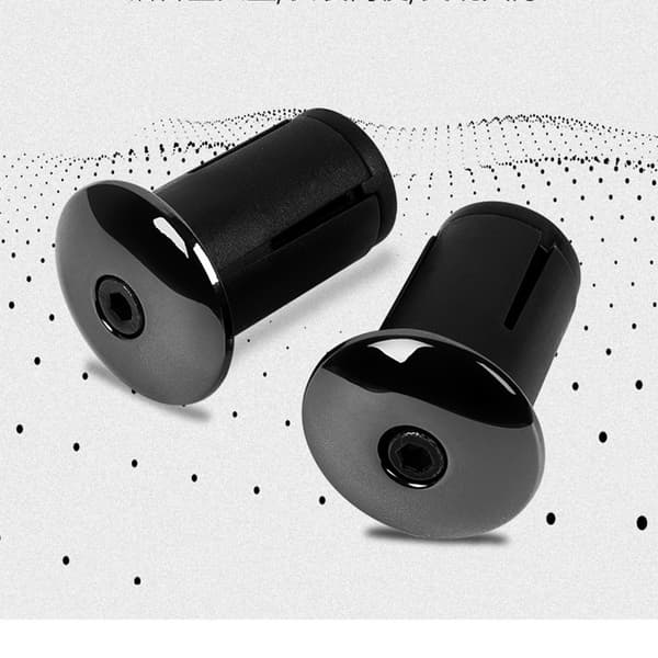 Sykkelstyre Endepropper - Legering & PVC - Sikker Ekspansjon