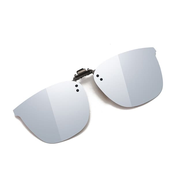Polariserte Clip-on Solbriller Silver