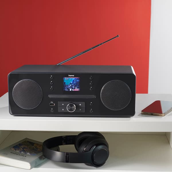 Radio FM/DAB+/CD/BT DR1560CBT Musta