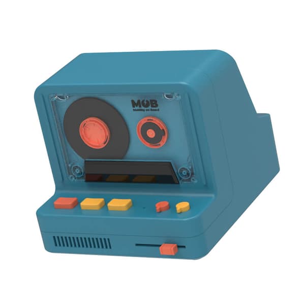 Højttaler Retro Kamera Blå