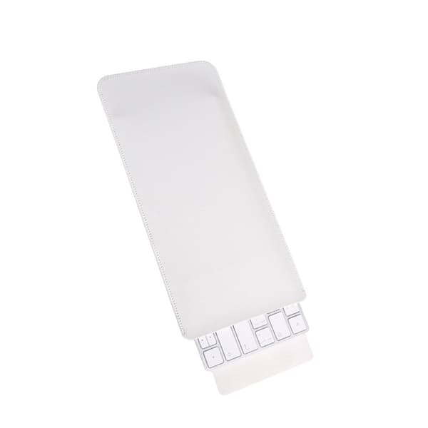 Tastatur i PU-læder til opbevaringstaske til Magic Keyboard - Sort White