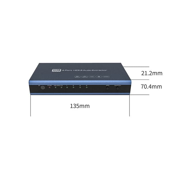 4K HDMI Switch 4 i 1 ut