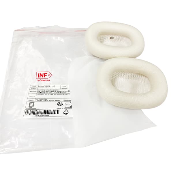 Øreputer til Apple AirPods Max, 2-pakning White