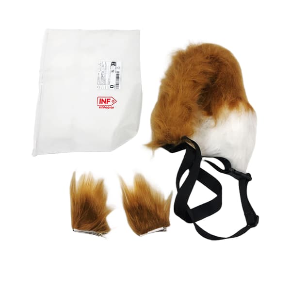 Fox Tail Plysj, kosete Fox Tail Cosplay-tilbehør Camel