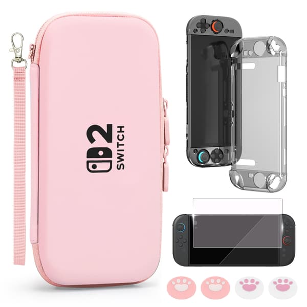 Kantolaukku Switch 2 -konsolille Pink