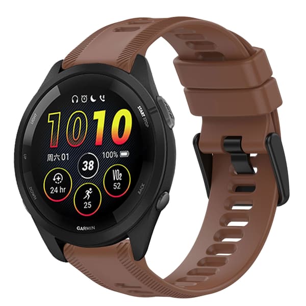 Kellon ranneke silikoni Brown Garmin Forerunner 265 / 965