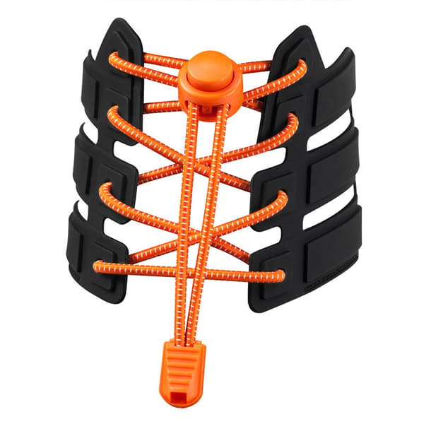 No-tie elastiske skolisser Orange