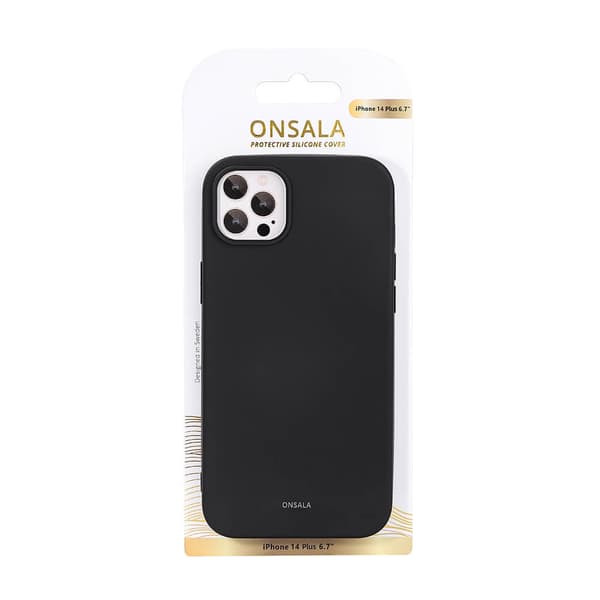 Mobilcover Silikone Black - iPhone 14 Plus