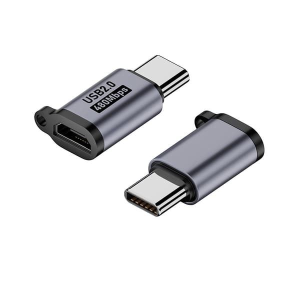 Micro USB Hunn til Type-C Hann Adapter (3-Pakning) - Rask Lading og Dataoverføring