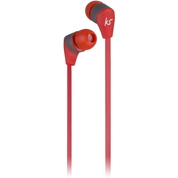 KITSOUND Headphone Bounce Red In-Ear Wireless Mic