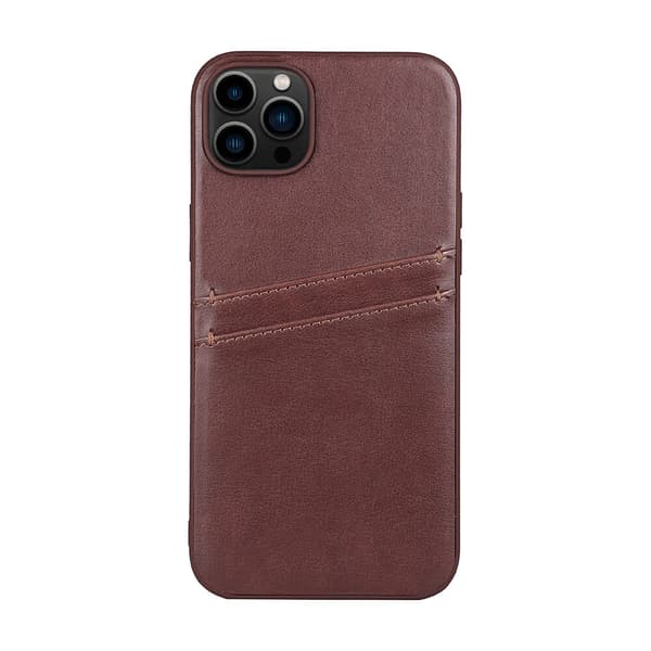 Mobildeksel PU Brun - iPhone 14 Plus