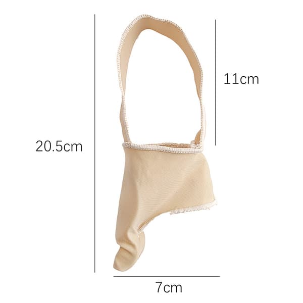 Overlappende tåskillere - 2 par Beige