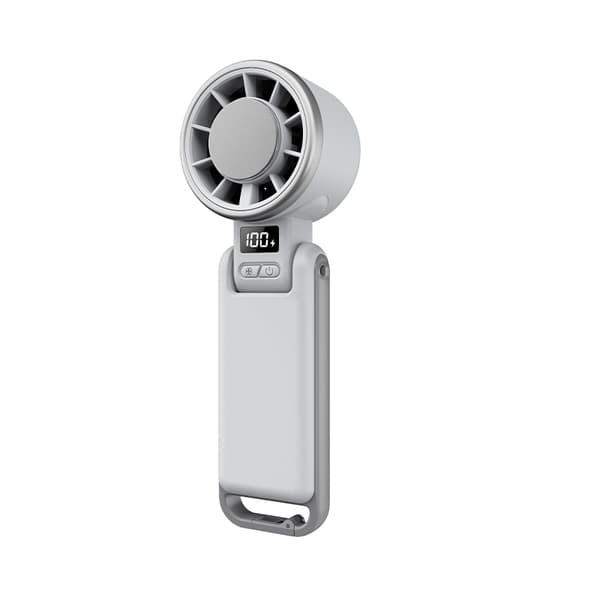 Håndholdt ventilator 4000 mAh, foldbart design, bærbar ventilator til rejser, krydstogter White
